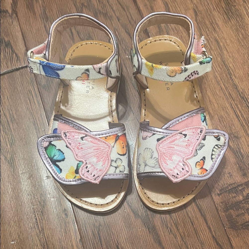Sophia Webster Pink Butterfly Kids Sandals